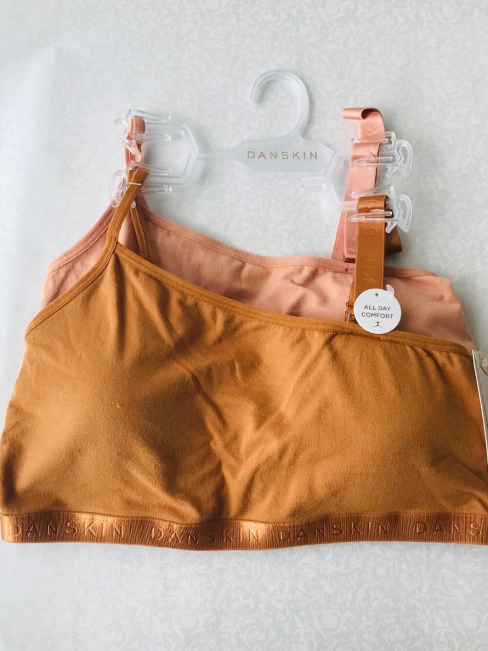 Danskin  Intimates  All day Comfort BRAS, Removable Pads,  2-set ,Size : L